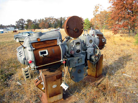 Galaxy Drive-In Theatre - Projectors - Photo From Water Winter Wonderland (newer photo)